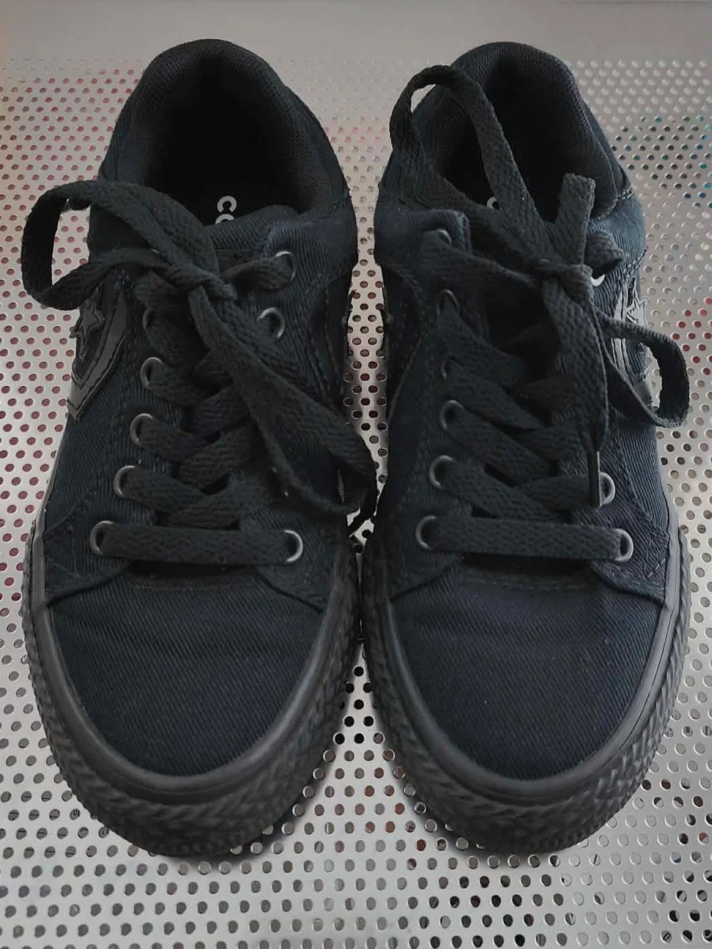 Converse Kids Black Low-Top Sneakers